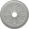 Ekena Millwork Bristol Ceiling Medallion (Fits Canopies up to 3 7/8"), 23 1/2"OD x 3 7/8"ID x 1"P, Frost CM23BIFRF - alternate 1